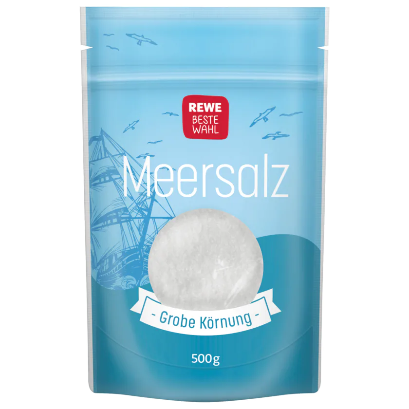 REWE Beste Wahl Meersalz grob 500g - 4337256009591