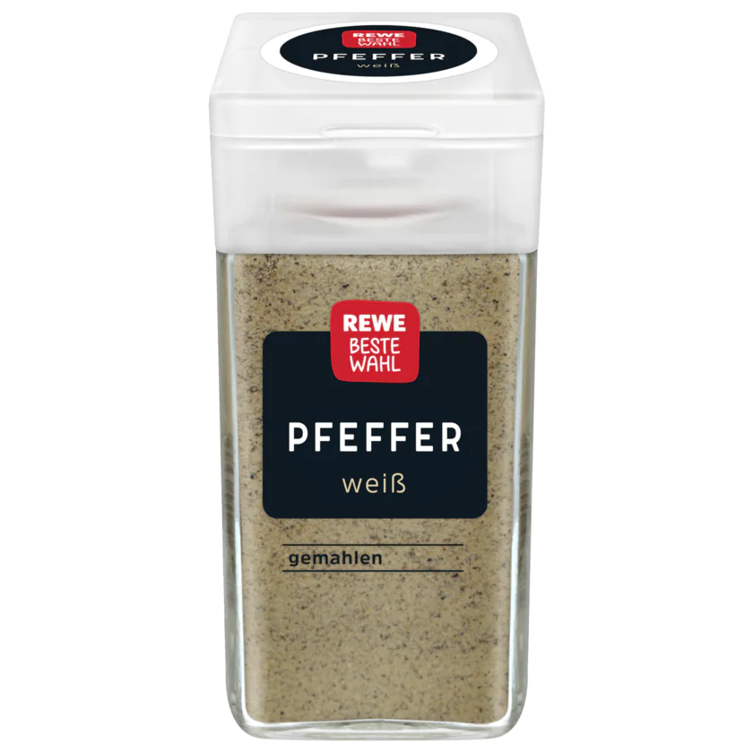 REWE Beste Wahl Pfeffer weiß gemahlen 45g - 4337256010498