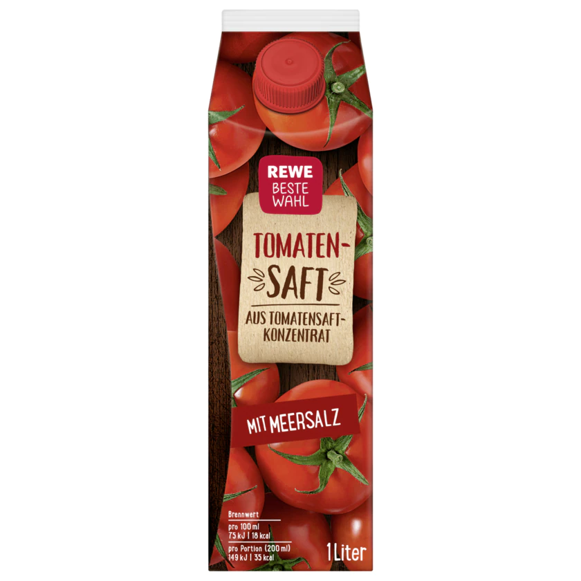 REWE Beste Wahl Tomatensaft 1l - 4337256015189