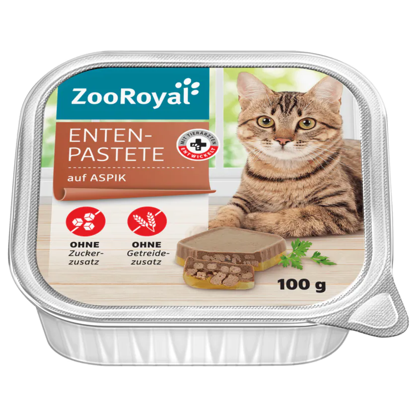 ZooRoyal Enten-Pastete auf Aspik 100g - 4337256041034