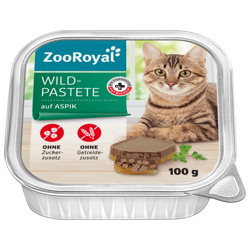 ZooRoyal Wildpastete auf Aspik 100g - 4337256045841