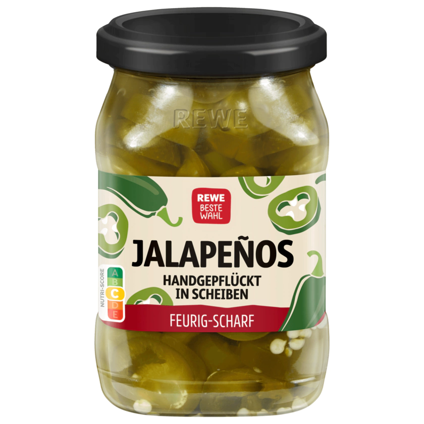 REWE Beste Wahl Jalapeños in Scheiben 280g - 4337256053365