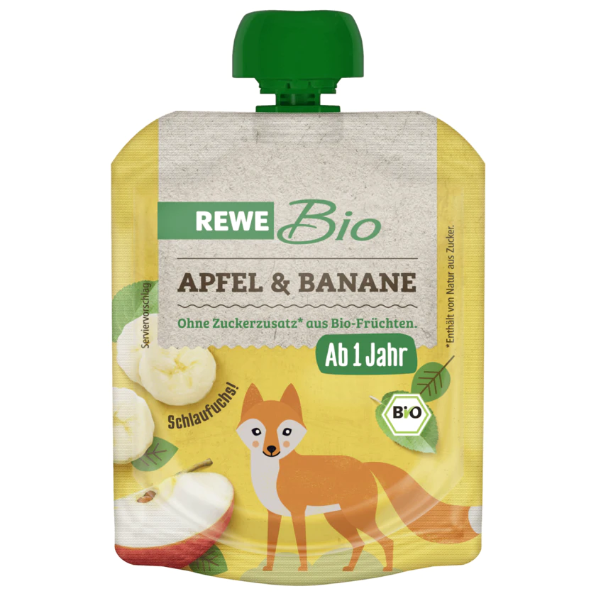 REWE Bio Apfel Banane 90g - 4337256054324