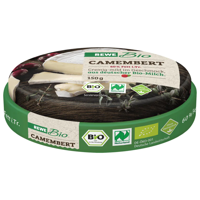 REWE Bio Camembert 150g - 4337256058346