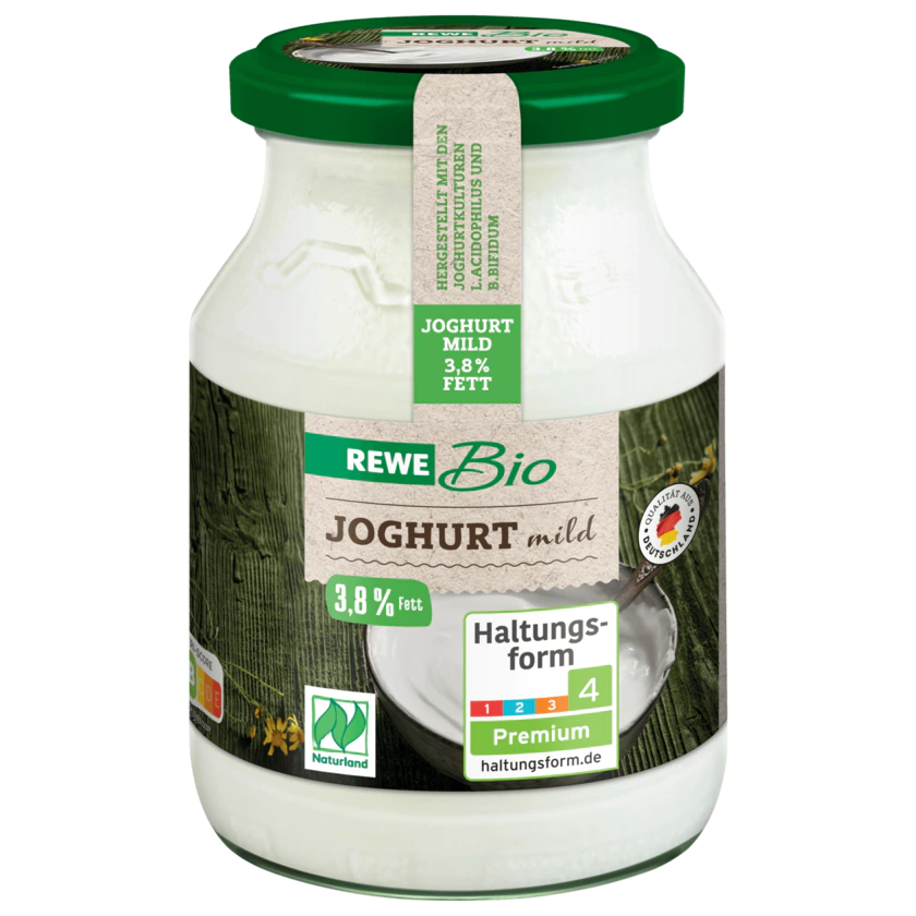 REWE Bio Joghurt mild 3,8% 500g - 4337256070461