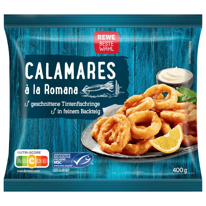 REWE Beste Wahl Calamares à la Romana 400g - 4337256072274