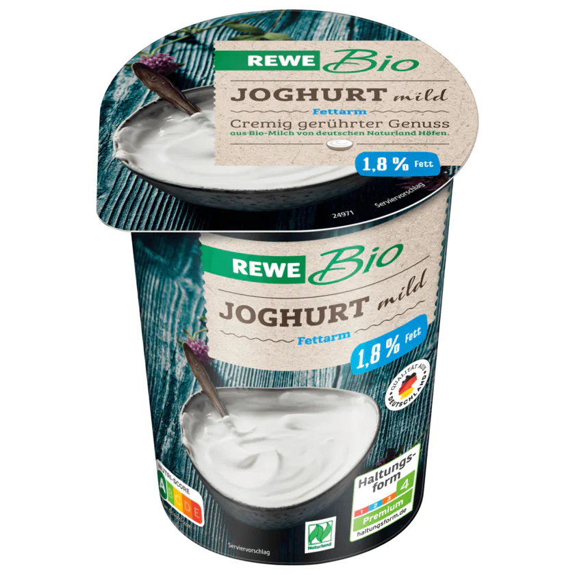 REWE Bio Joghurt mild fettarm 500g - 4337256072755
