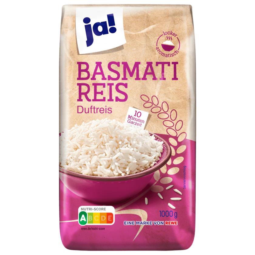 ja! Basmati Reis 1kg REWE.de - 4337256086370