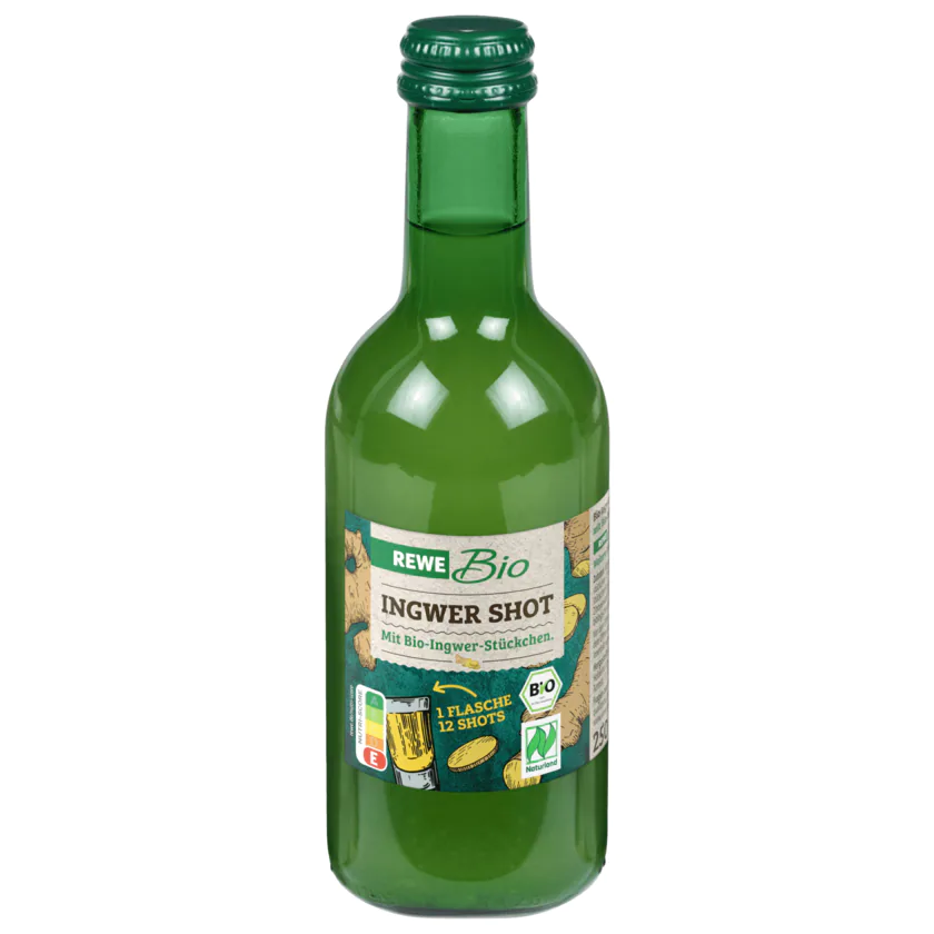 REWE Bio Ingwer Shot 250ml - 4337256086684