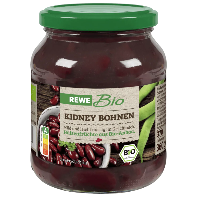 REWE Bio Kidneybohnen 360g - 4337256086721