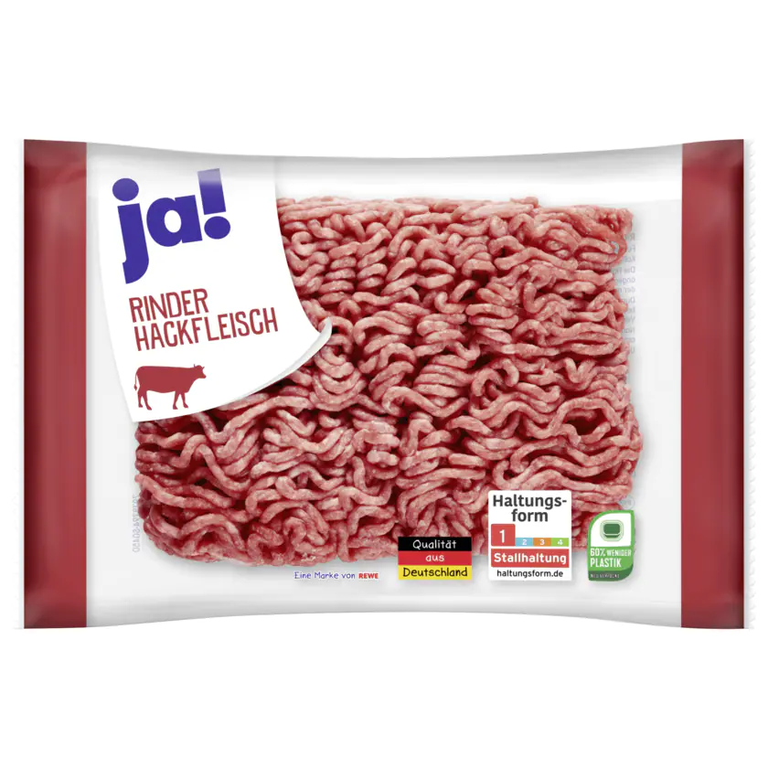 ja! Rinder-Hackfleisch 500g - 4337256089104