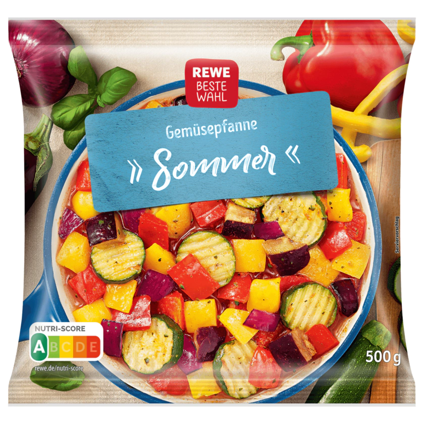 REWE Beste Wahl Gemüsepfanne Sommer 500g - 4337256089821