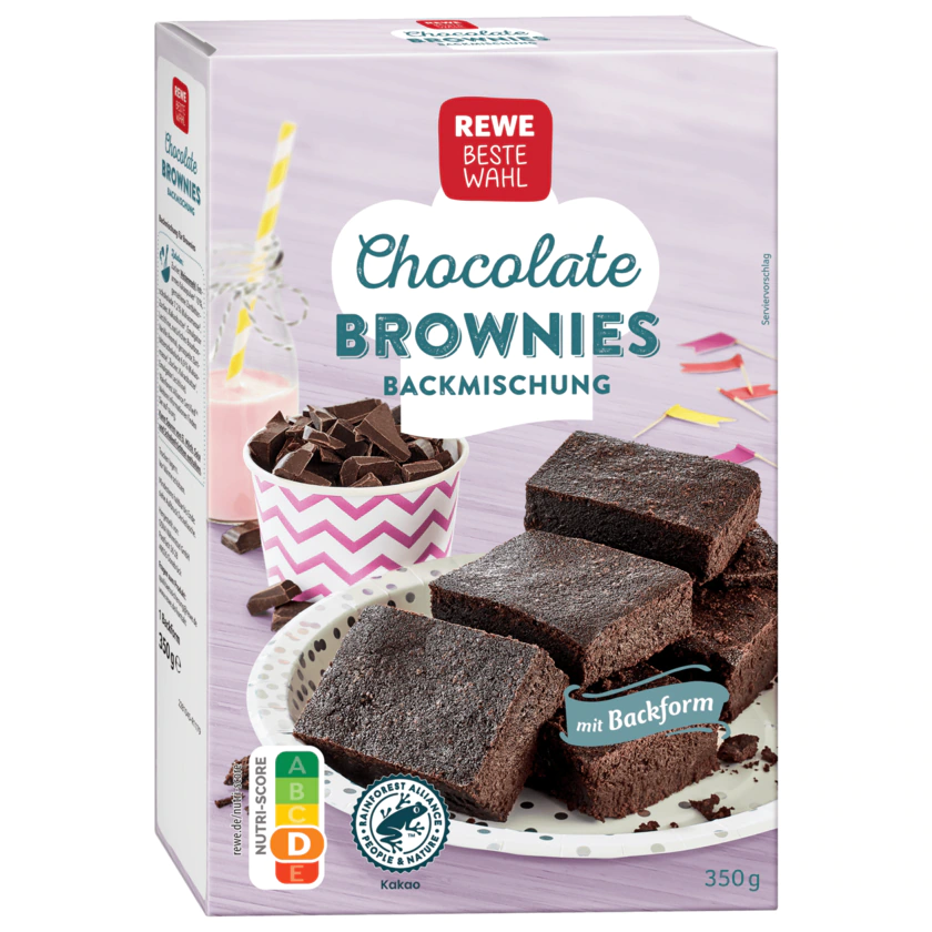 REWE Beste Wahl Chocolate Brownies 360g - 4337256094078