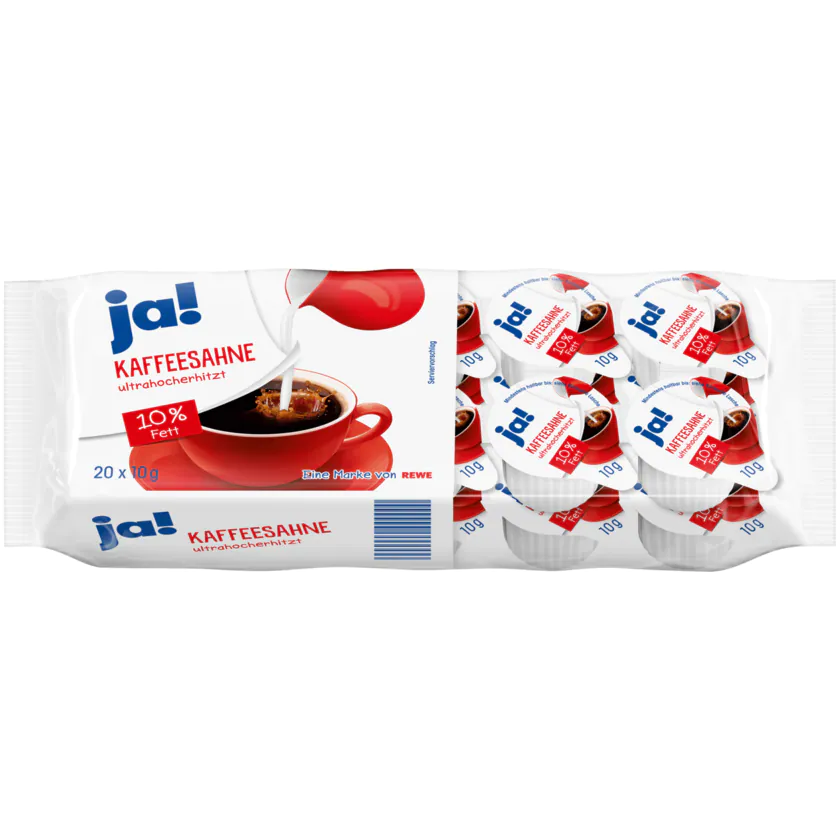 ja! Kaffeesahne 20x10g - 4337256095082