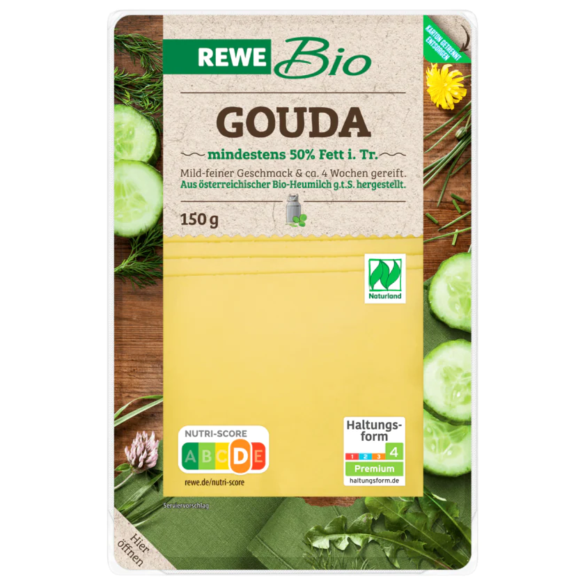 REWE Bio Gouda 150g REWE.de - 4337256103480