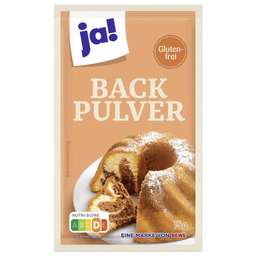 ja! Backpulver 10x15g - 4337256108140