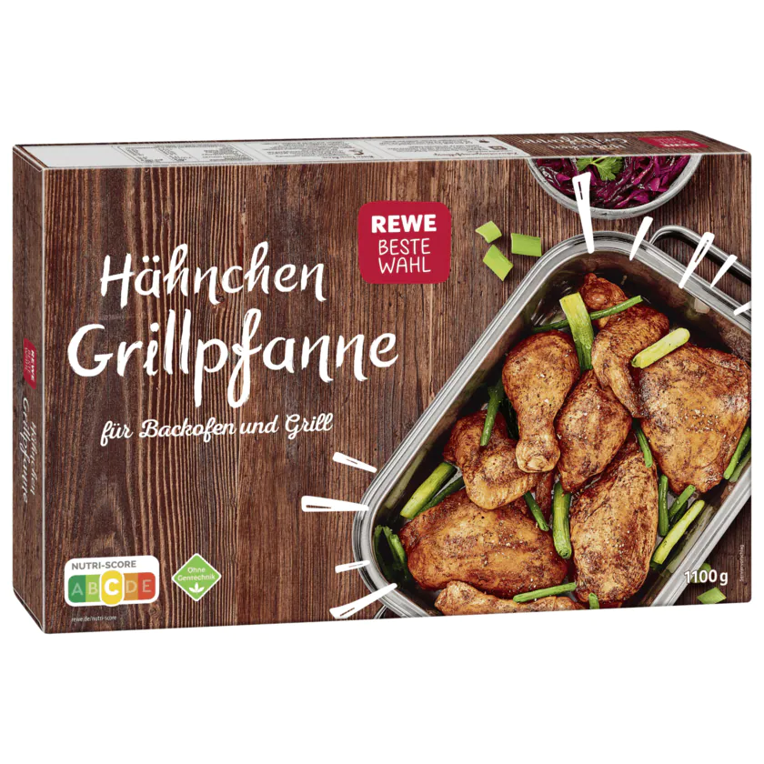 REWE Beste Wahl Hähnchen Grillpfanne 1100g - 4337256111966