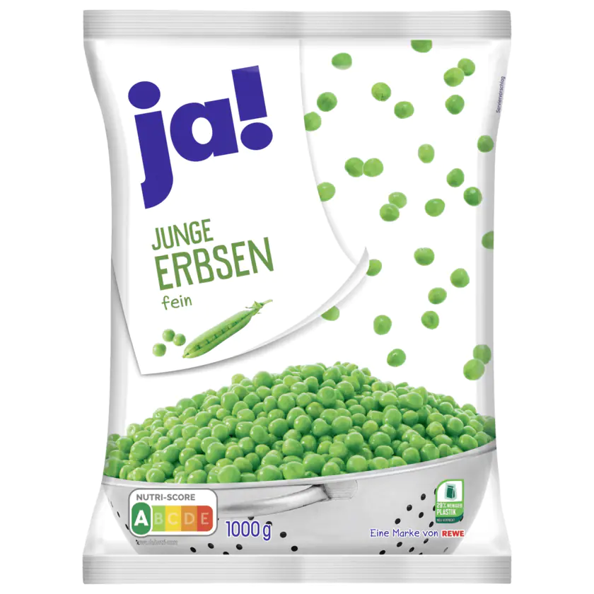 ja! Junge Erbsen 1kg REWE.de - 4337256115896