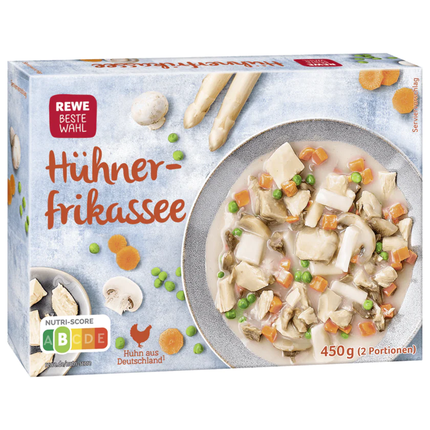 REWE Beste Wahl Hühnerfrikassee 450g - 4337256117982