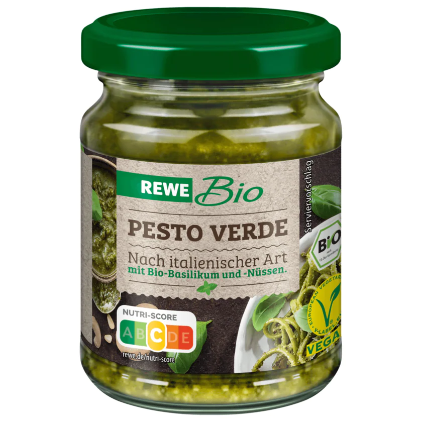 REWE Bio Pesto Verde Vegan 130g - 4337256124300