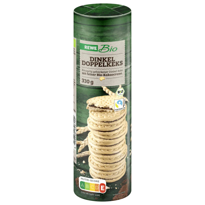 REWE Bio Dinkel Doppelkeks 330g - 4337256125666