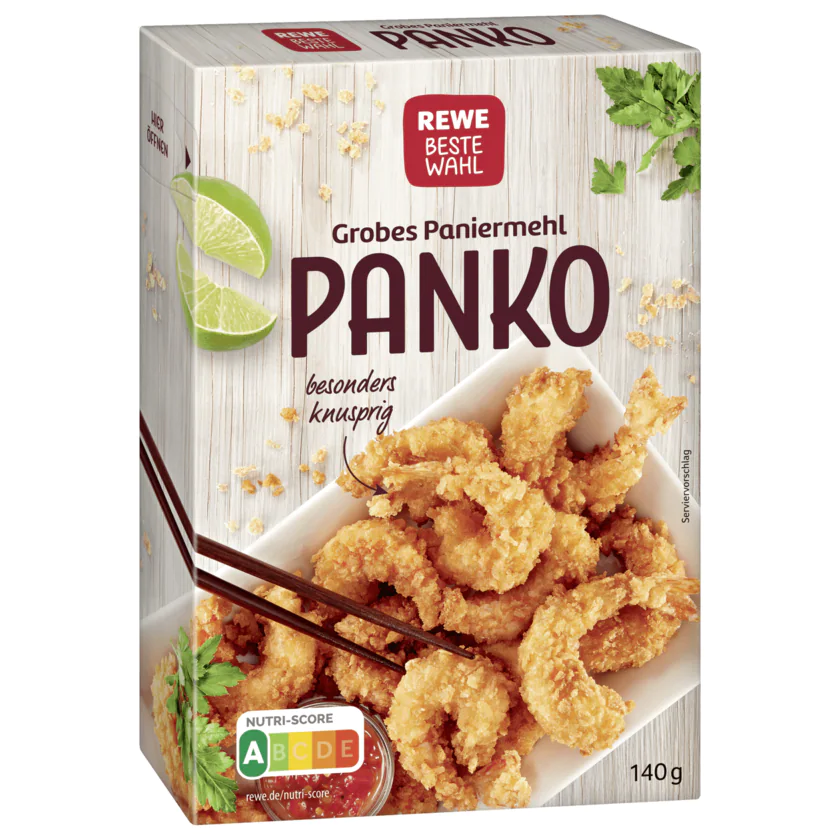 REWE Beste Wahl Panko Paniermehl 140g - 4337256129367