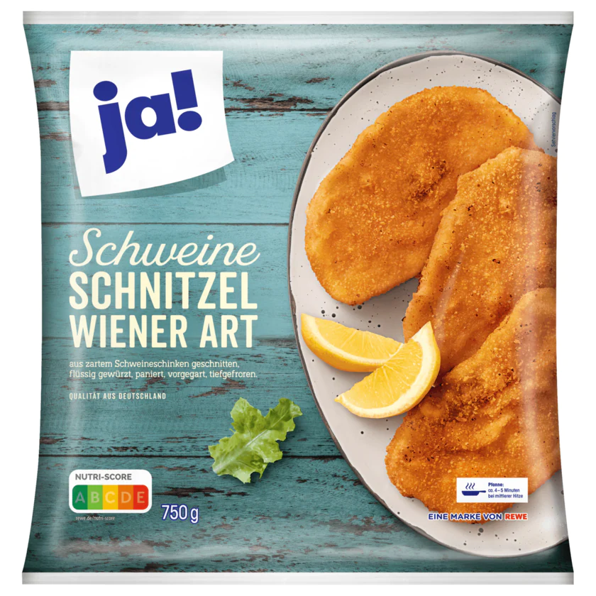ja! Schweine Schnitzel Wiener Art 750g - 4337256143066