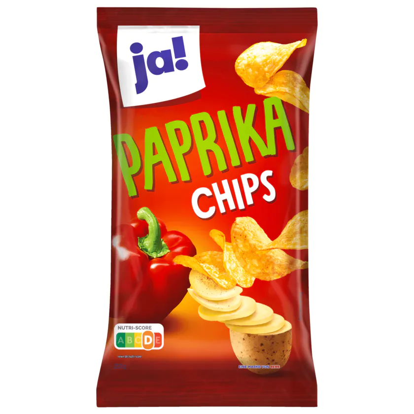 ja! Paprika Chips 200g - 4337256157926