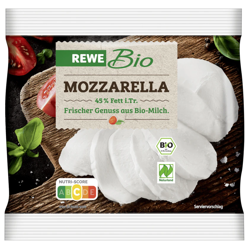 REWE Bio Mozzarella 125g - 4337256162203