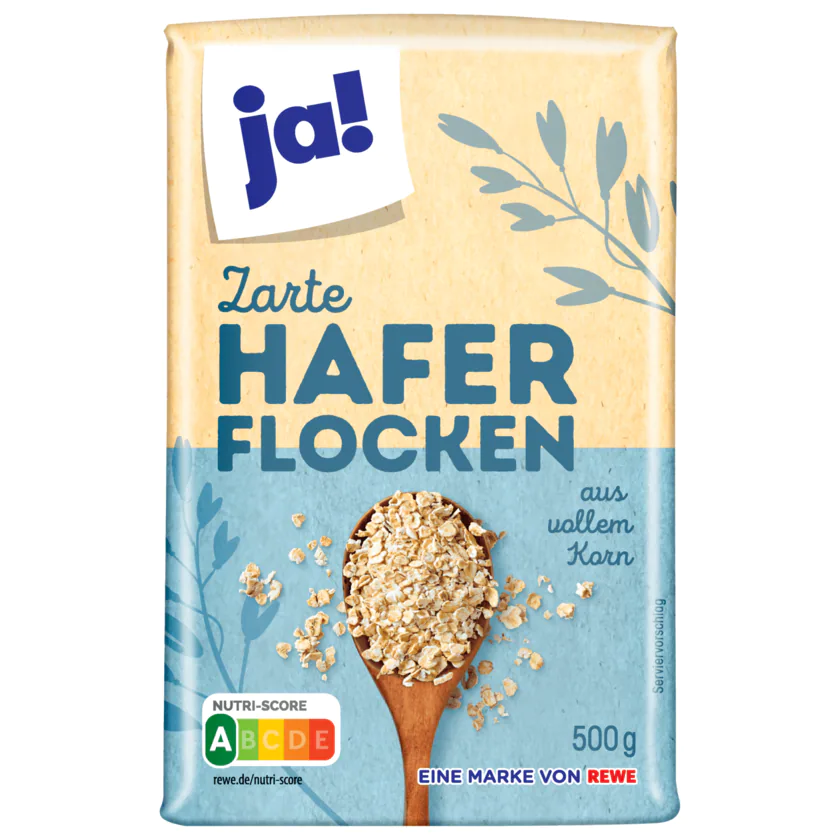ja! Zarte Haferflocken 500g - 4337256162463