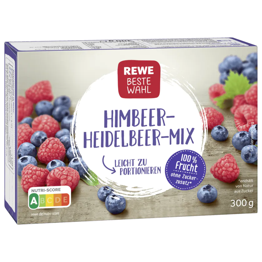 REWE Beste Wahl Himbeer-Heidelbeer-Mix 300g - 4337256164412