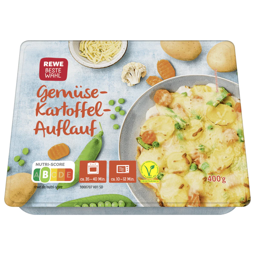 REWE Beste Wahl Gemüse-Kartoffelauflauf 400g - 4337256167611