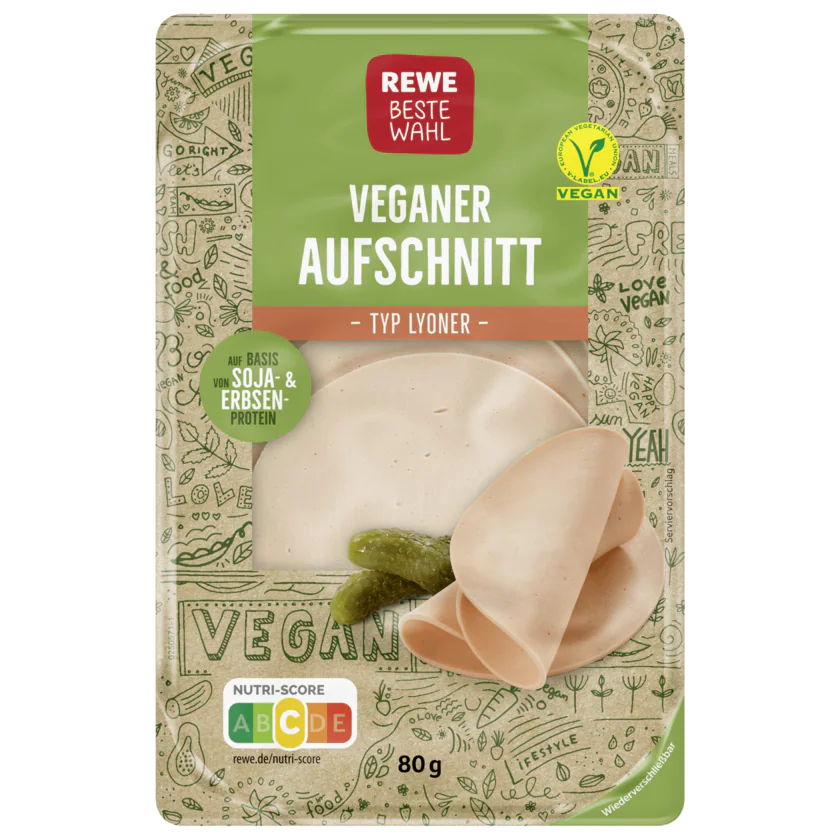 Rewe Beste Wahl Vegane Lyoner 80g - 4337256170895