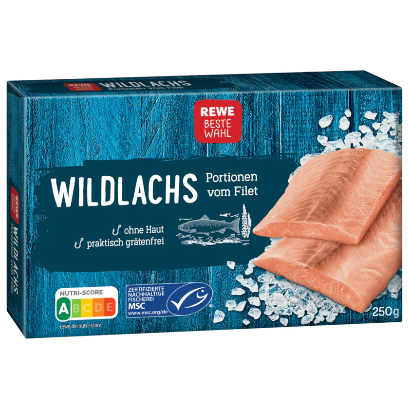 REWE Beste Wahl Wildlachsfilets 250g - 4337256172653