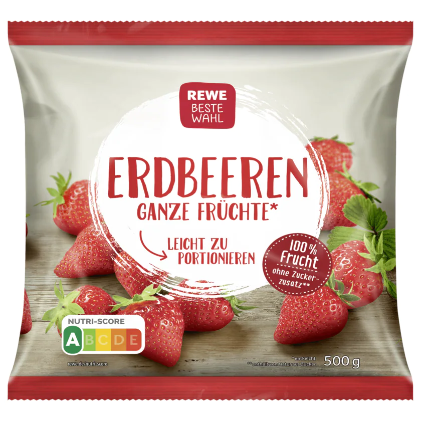 REWE Beste Wahl Erdbeeren 500g - 4337256174527
