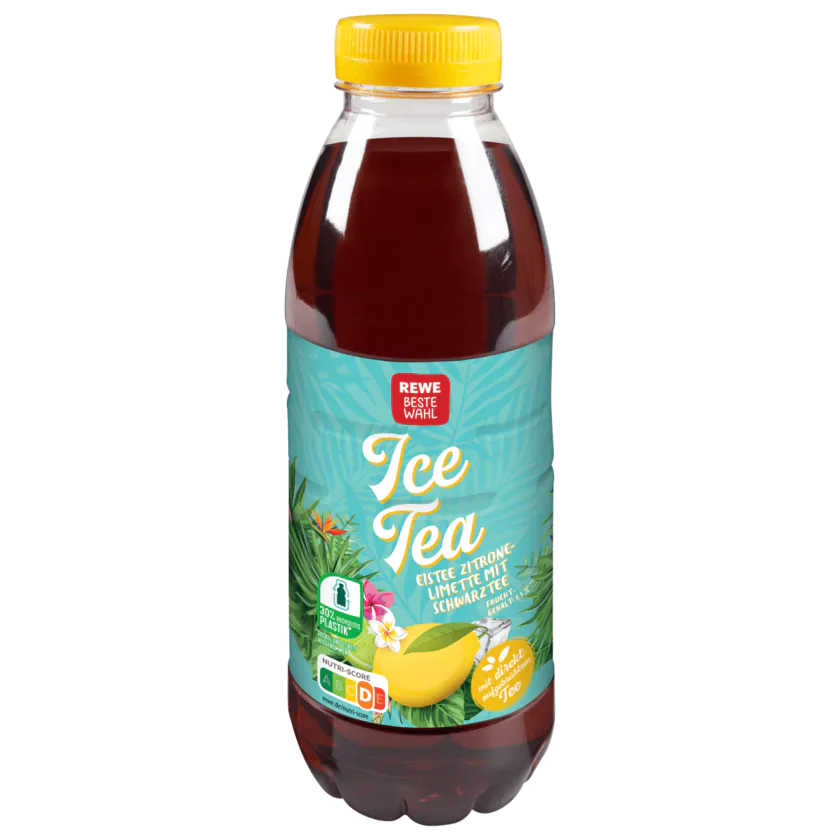 REWE Beste Wahl Eistee Zitrone Limette 0,5l - 4337256176347