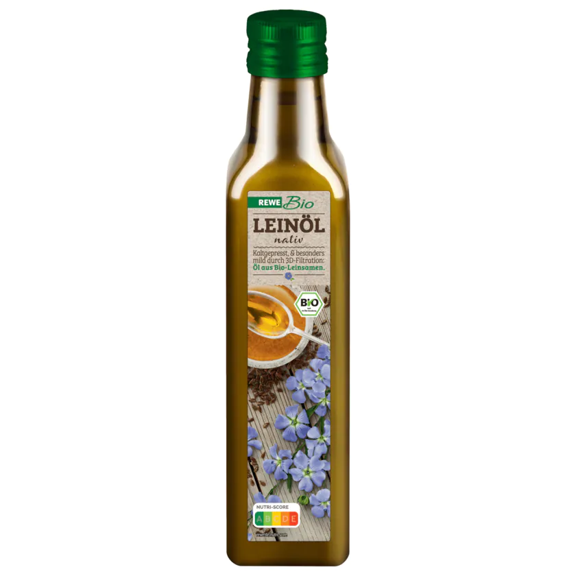 REWE Bio Leinöl nativ 250ml - 4337256177450