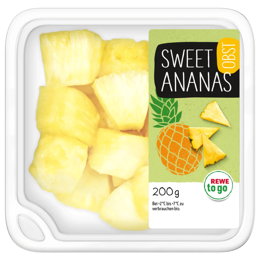REWE to go Ananaswürfel 200g - 4337256178549