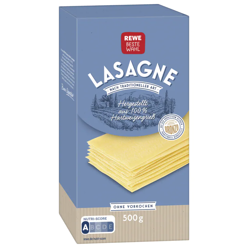 REWE Beste Wahl Original Italienische Lasagne 500g - 4337256181013