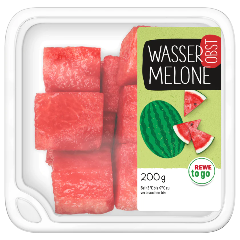 REWE to go Wassermelonenwürfel 200g - 4337256183475
