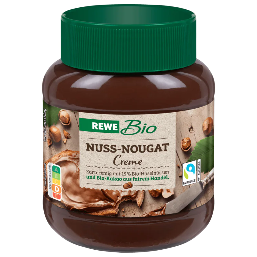 REWE Bio Nuss-Nougat-Creme 400g - 4337256184908