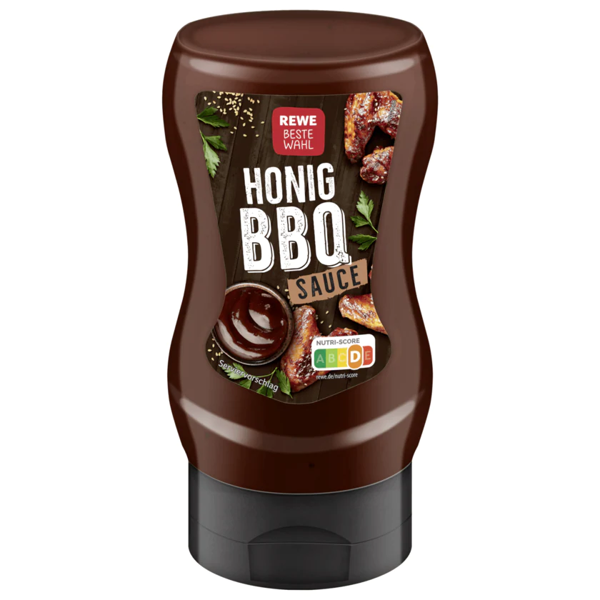 REWE Beste Wahl Honig BBQ Sauce 300ml - 4337256185226