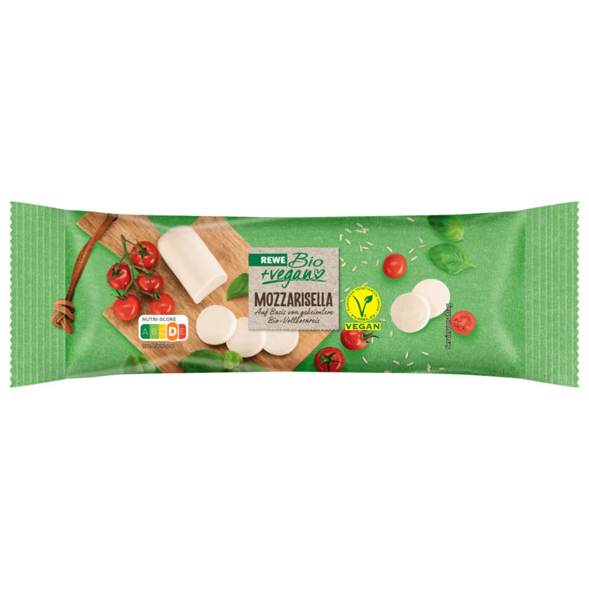 REWE Bio + vegan Mozzarisella Mozzarella-Ersatz 150g - 4337256186209