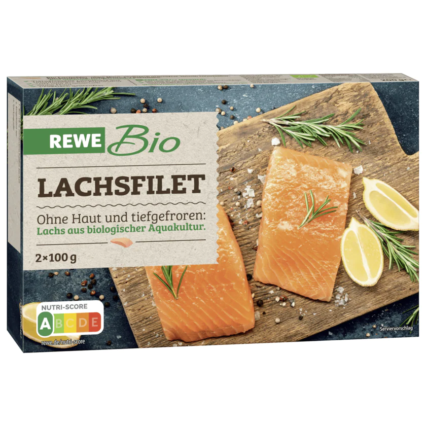 REWE Bio Lachsfilet 200g - 4337256186414