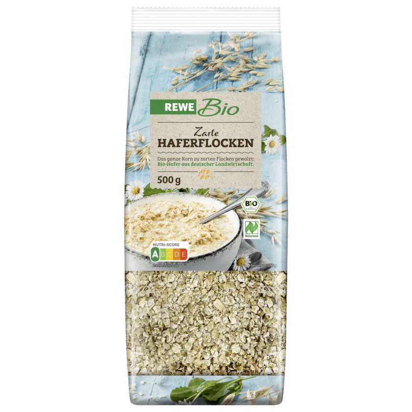 REWE Bio zarte Haferflocken 500g - 4337256188098