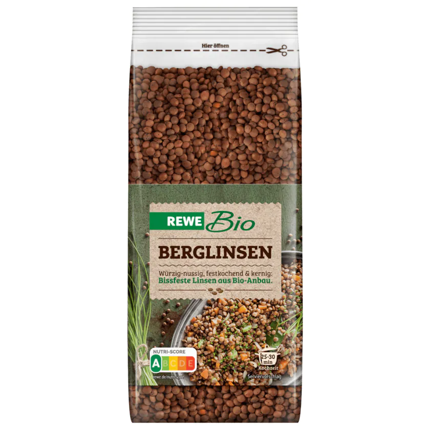 REWE Bio Berglinsen 500g - 4337256188296