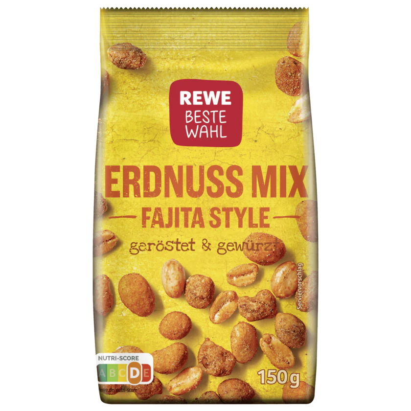 REWE beste Wahl Erdnuss Mix Fajita Style 150g - 4337256188739