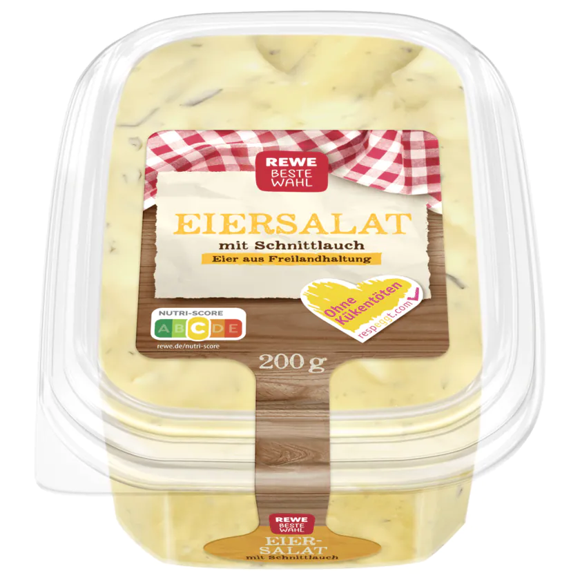 REWE Beste Wahl Eiersalat mit Schnittlauch 200g - 4337256191234