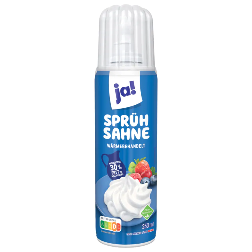 ja! Sprühsahne 250ml REWE.de - 4337256193429