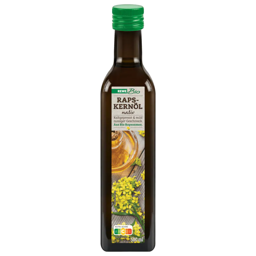 REWE Bio Rapsöl nativ 500ml - 4337256199995